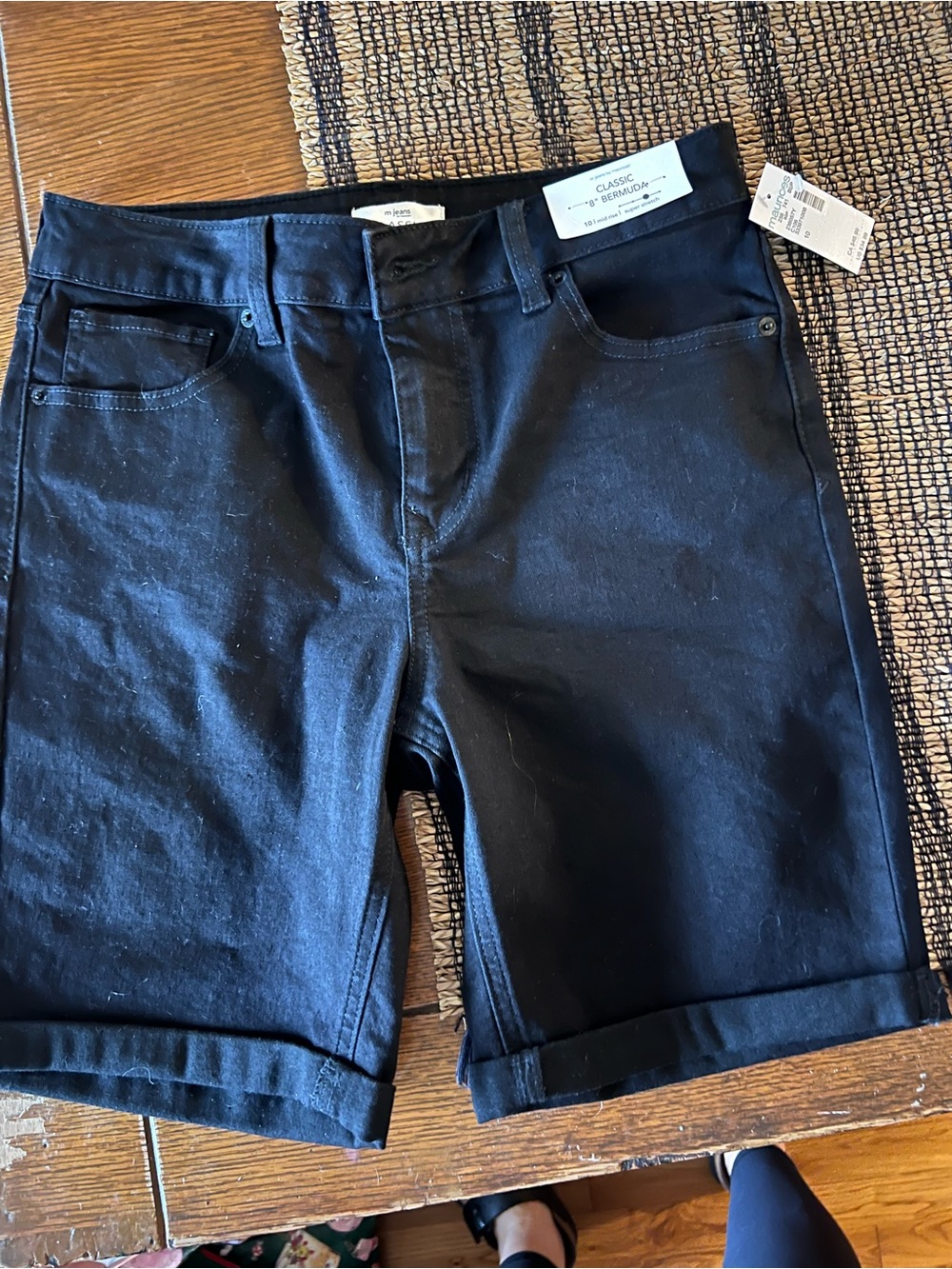 Women’s Maurice’s NWT Classic Black Denim Shorts